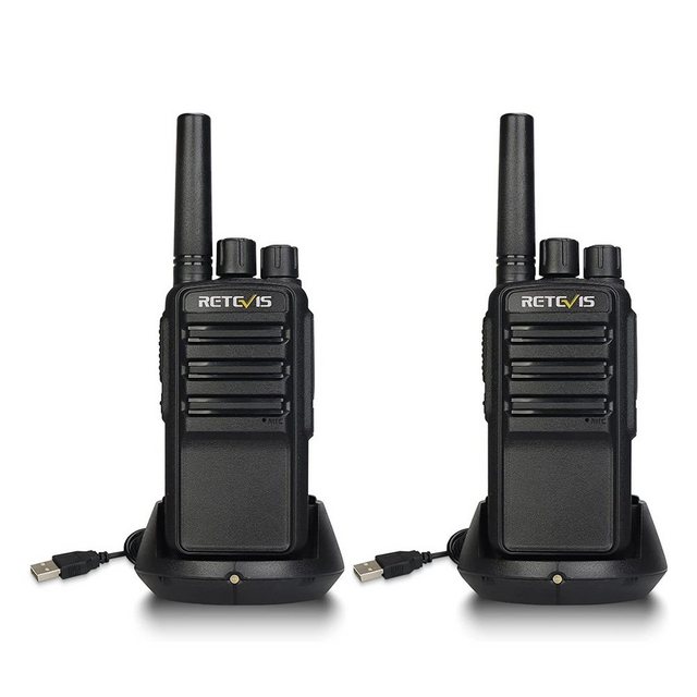 Set 10 Walkie-talkie Retevis RT622 Con Caricabatterie Multiplo A 10 Posti – VOX, Allarme, USB-C, Per Hotel E Ristoranti