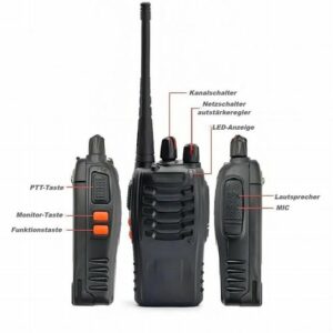 Lannister Walkie Talkie Walkie Talkie Funk kommuni kationsgeräte2800mA LED-Taschenlampe