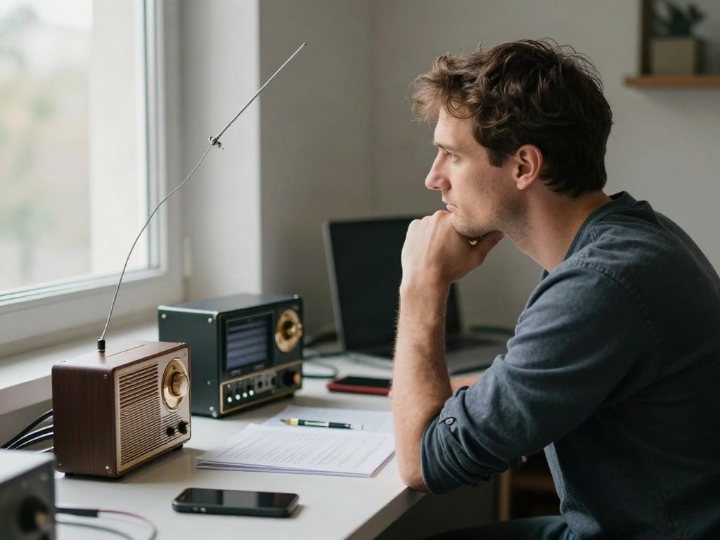 Amateurfunk Antenne Wohnung