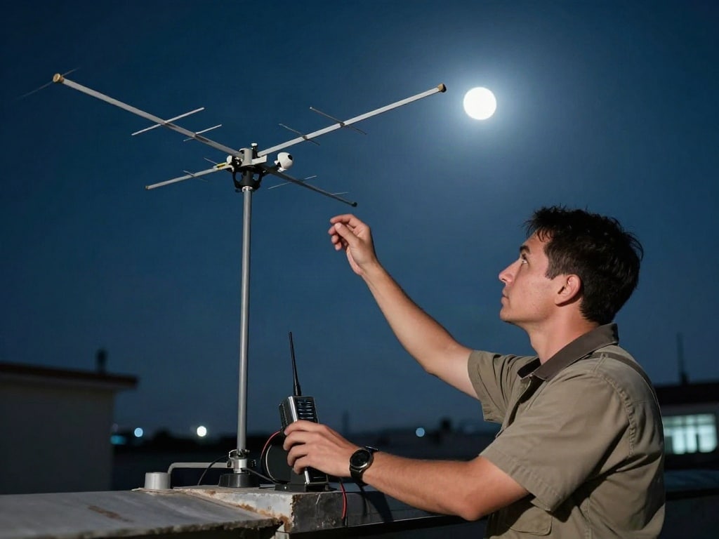 Satelliten Antenne Amateurfunk